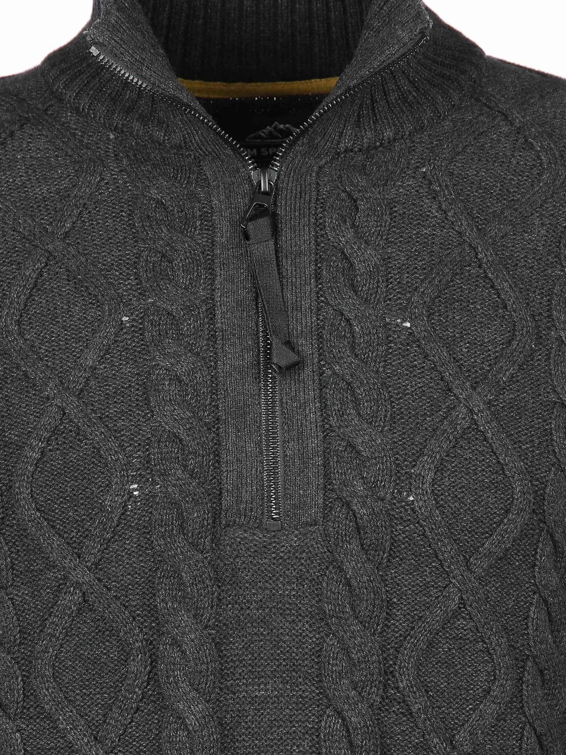 Herren Jim Spencer Herren Stricktroyer mit Zopfmuster