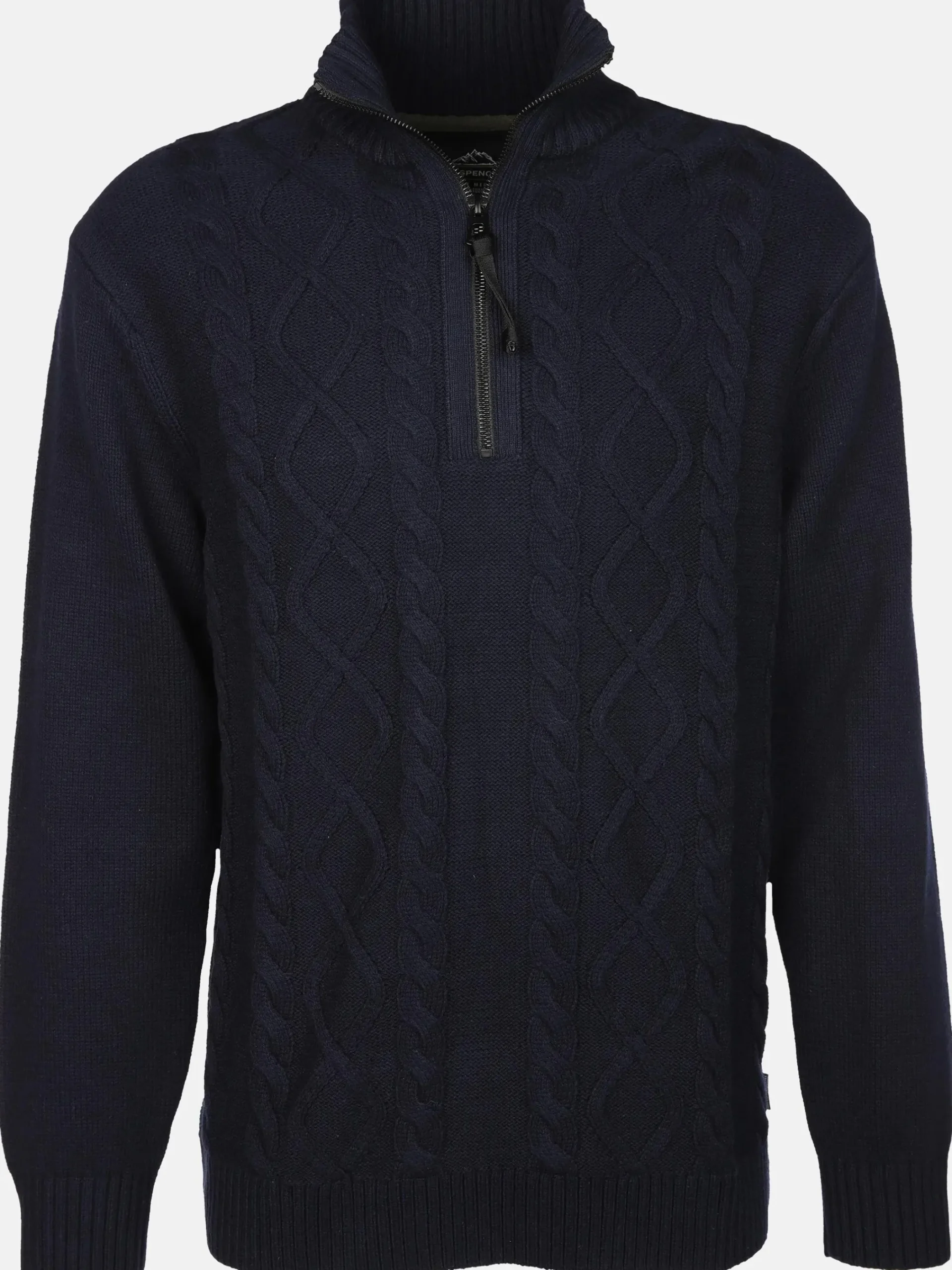 Herren Jim Spencer Herren Stricktroyer mit Zopfmuster