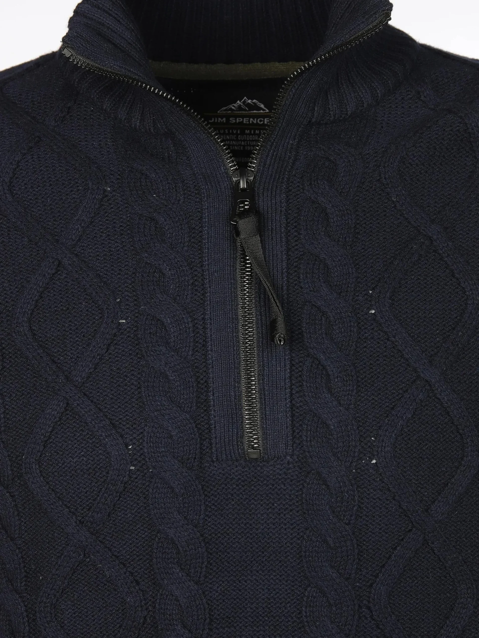 Herren Jim Spencer Herren Stricktroyer mit Zopfmuster