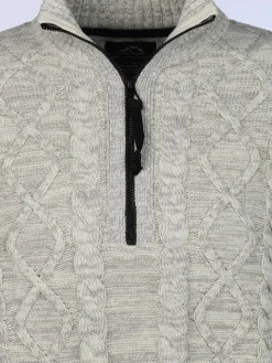 Herren Jim Spencer Herren Stricktroyer mit Zopfmuster