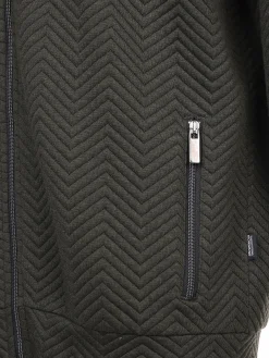 Herren Jim Spencer Herren Sweatjacke mit schöner Struktur