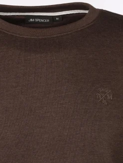 Herren Jim Spencer Herren Sweatshirt in melierter Optik