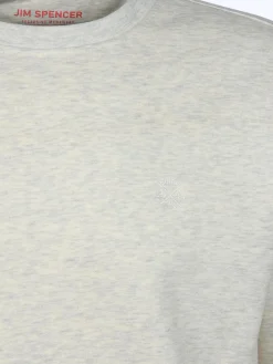 Herren Jim Spencer Herren Sweatshirt in melierter Optik