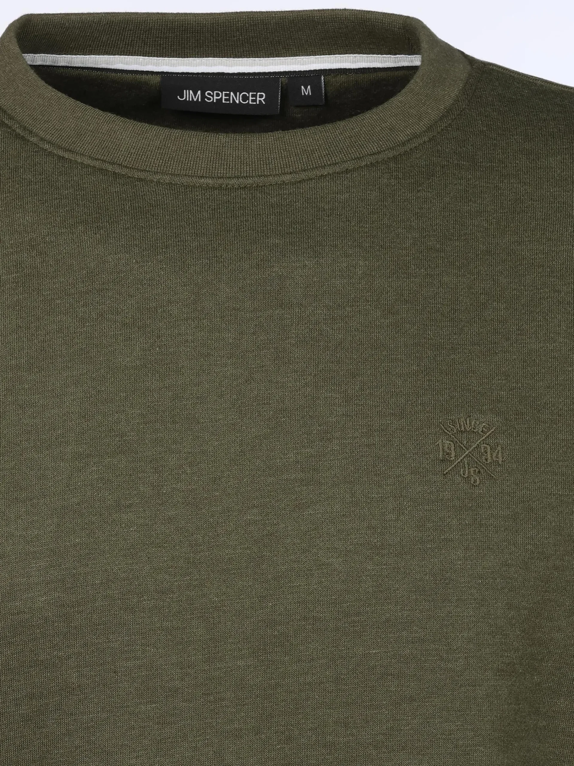 Herren Jim Spencer Herren Sweatshirt in melierter Optik