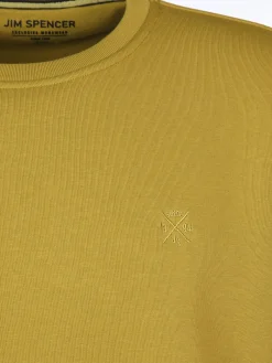 Herren Jim Spencer Herren Sweatshirt mit Stickerei