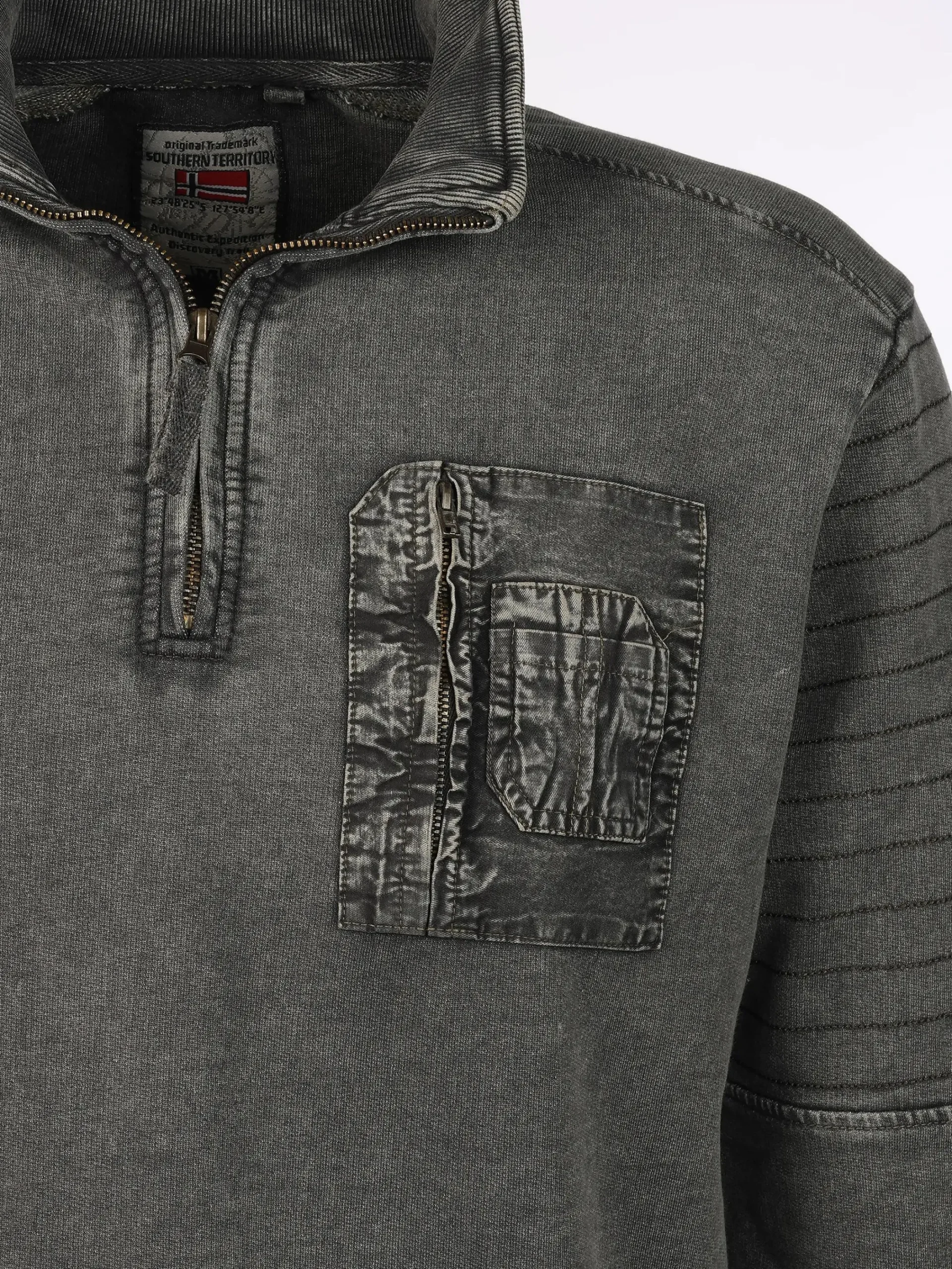 Herren Southern Territory Herren Sweattroyer in used Optik