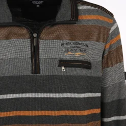 Herren Jim Spencer Herren Sweattroyer mit Streifen