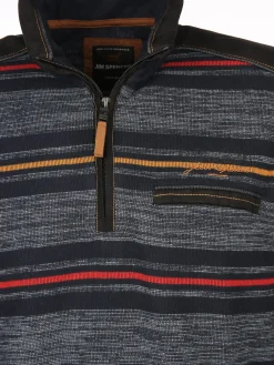 Herren Jim Spencer Herren Sweattroyer mit Streifen