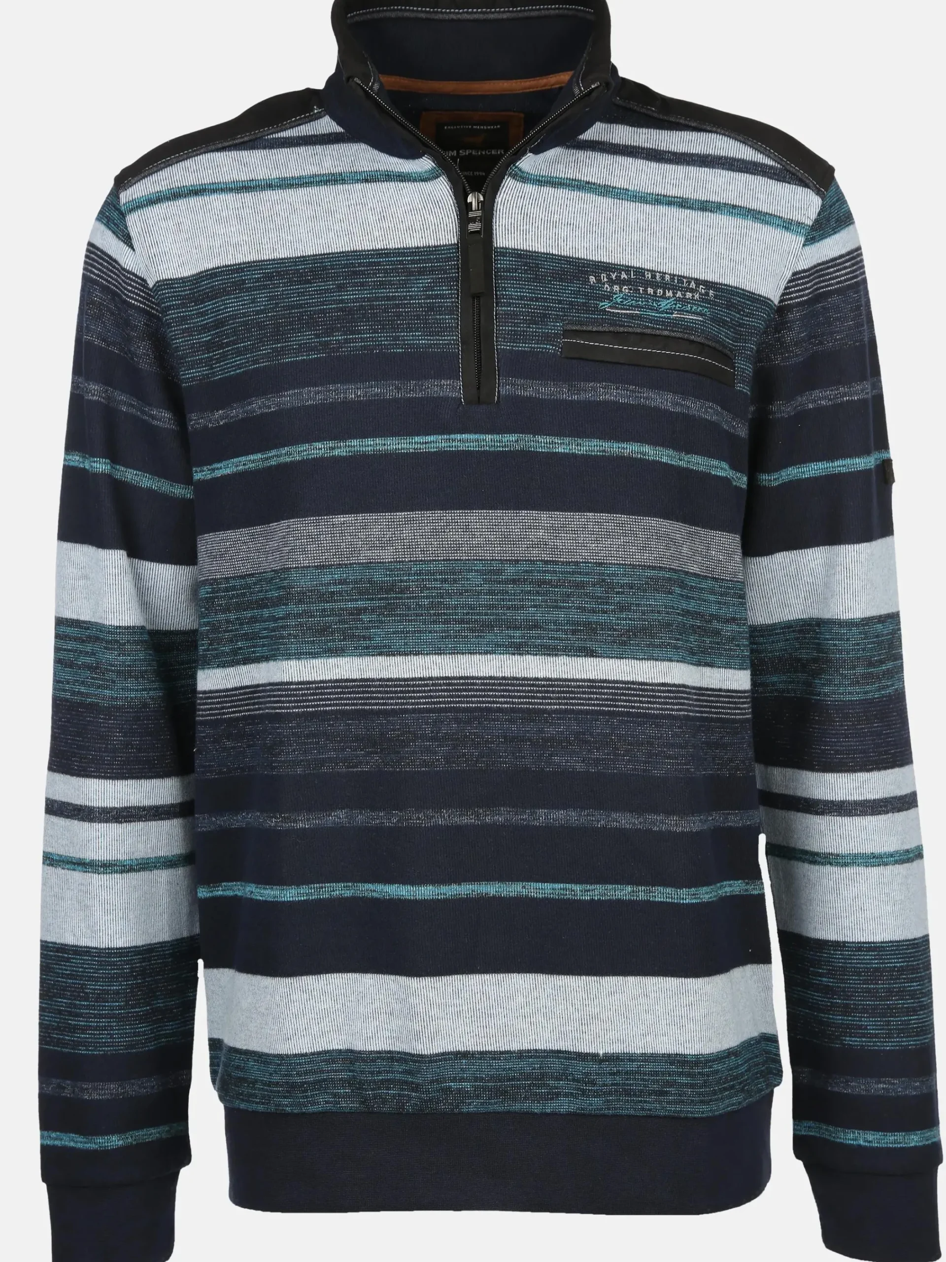 Herren Jim Spencer Herren Sweattroyer mit Streifen