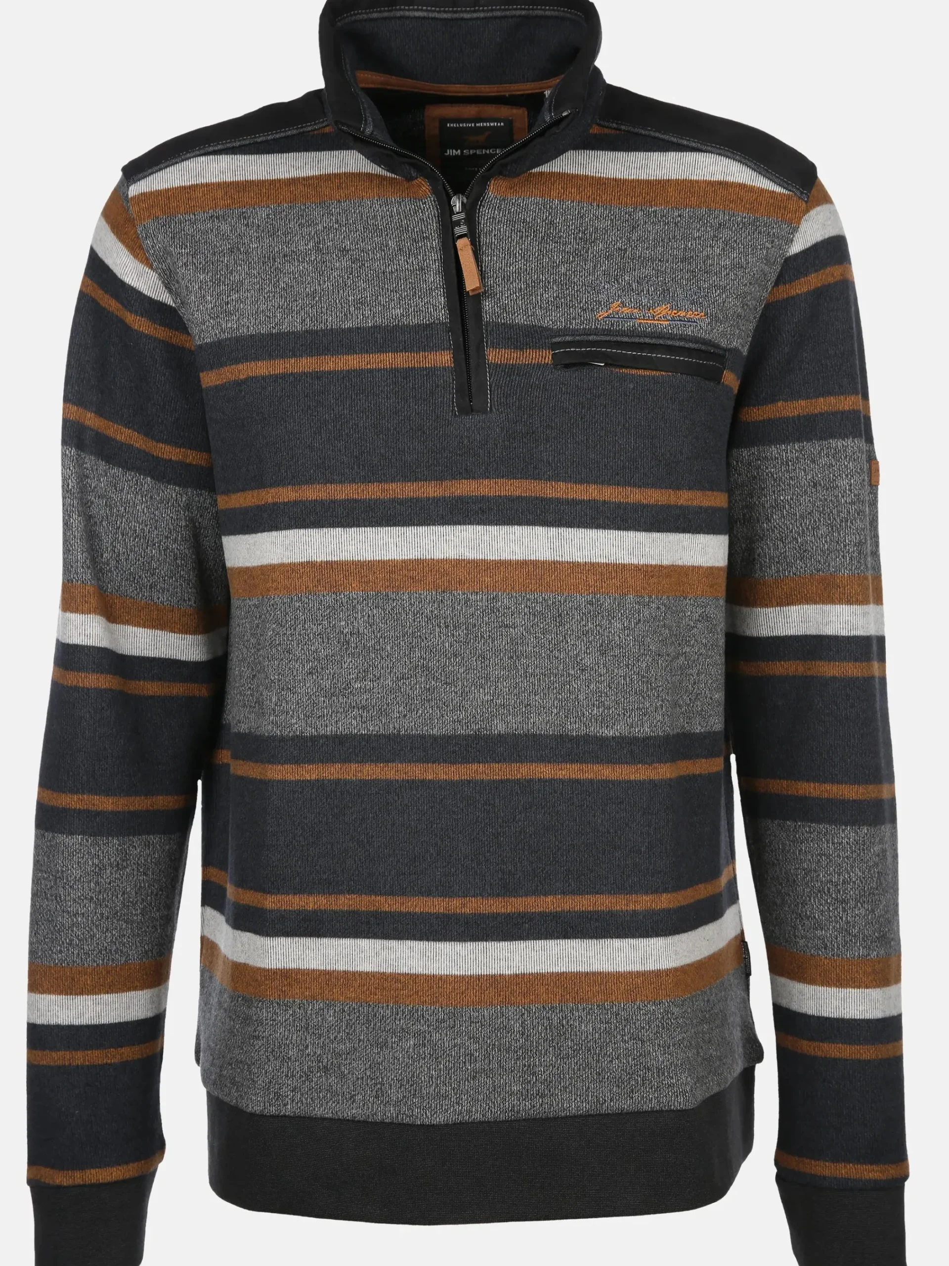 Herren Jim Spencer Herren Sweattroyer mit Streifen