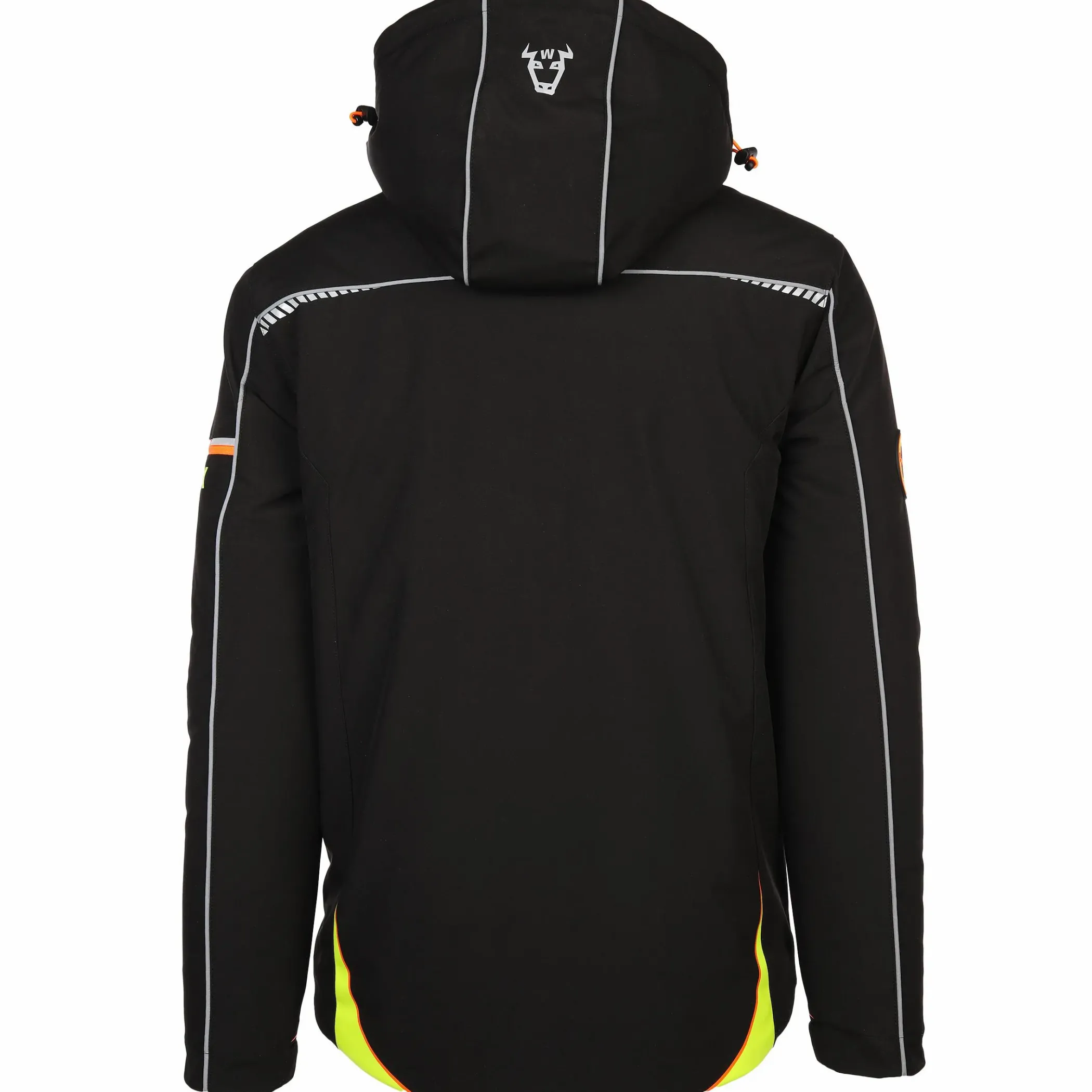 Herren Worker Herren Thermo Arbeitsjacke mit Neondetails