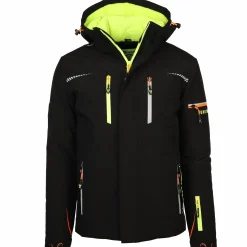 Herren Worker Herren Thermo Arbeitsjacke mit Neondetails