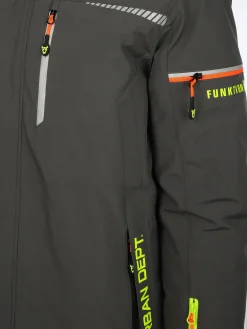 Herren Worker Herren Thermo Arbeitsjacke mit Neondetails