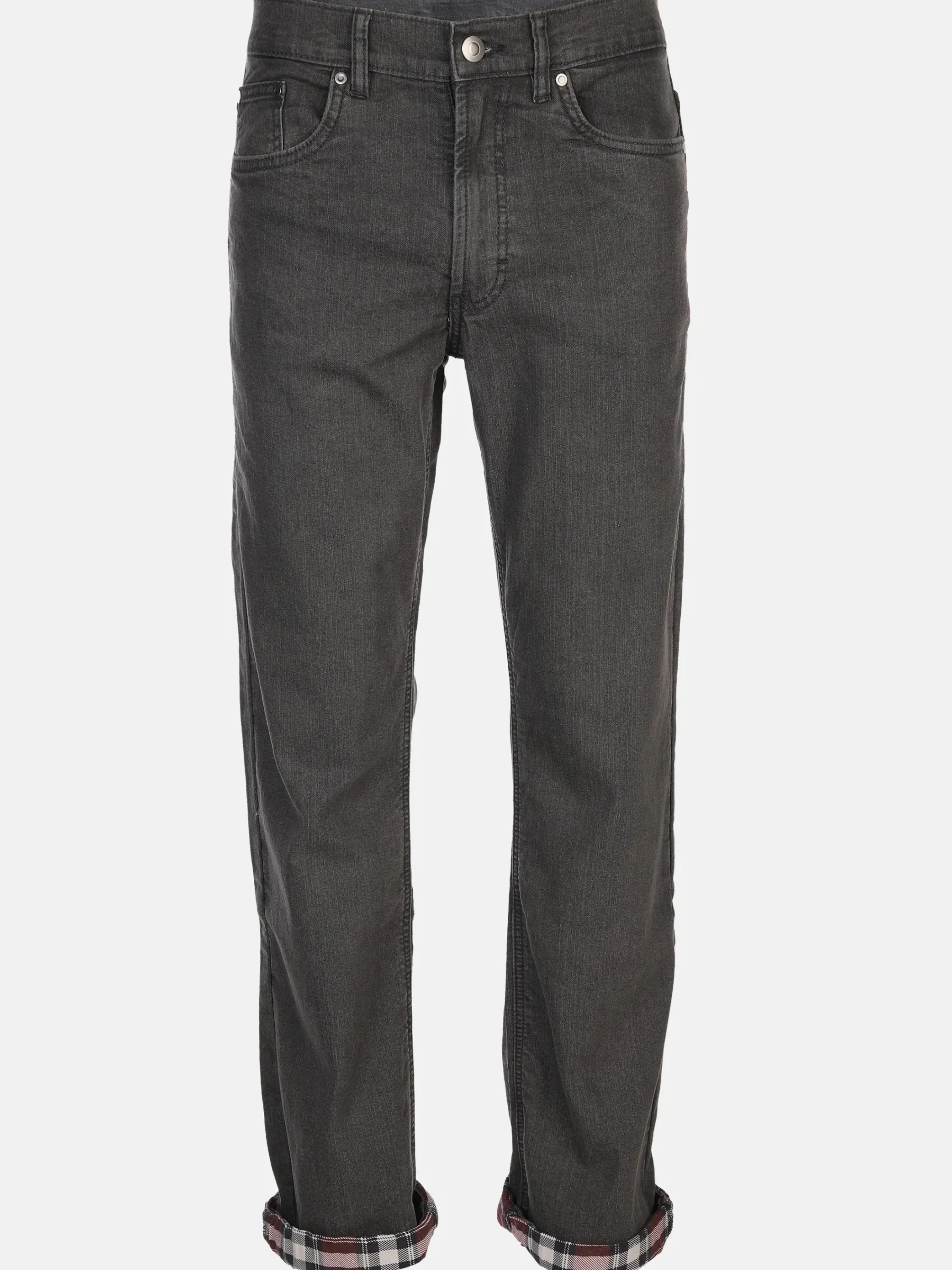 Herren Marcel Battiston Herren Thermojeans mit kariertem Futter