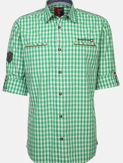 Herren Brandl Tracht Herren Trachtenhemd im Karostyle