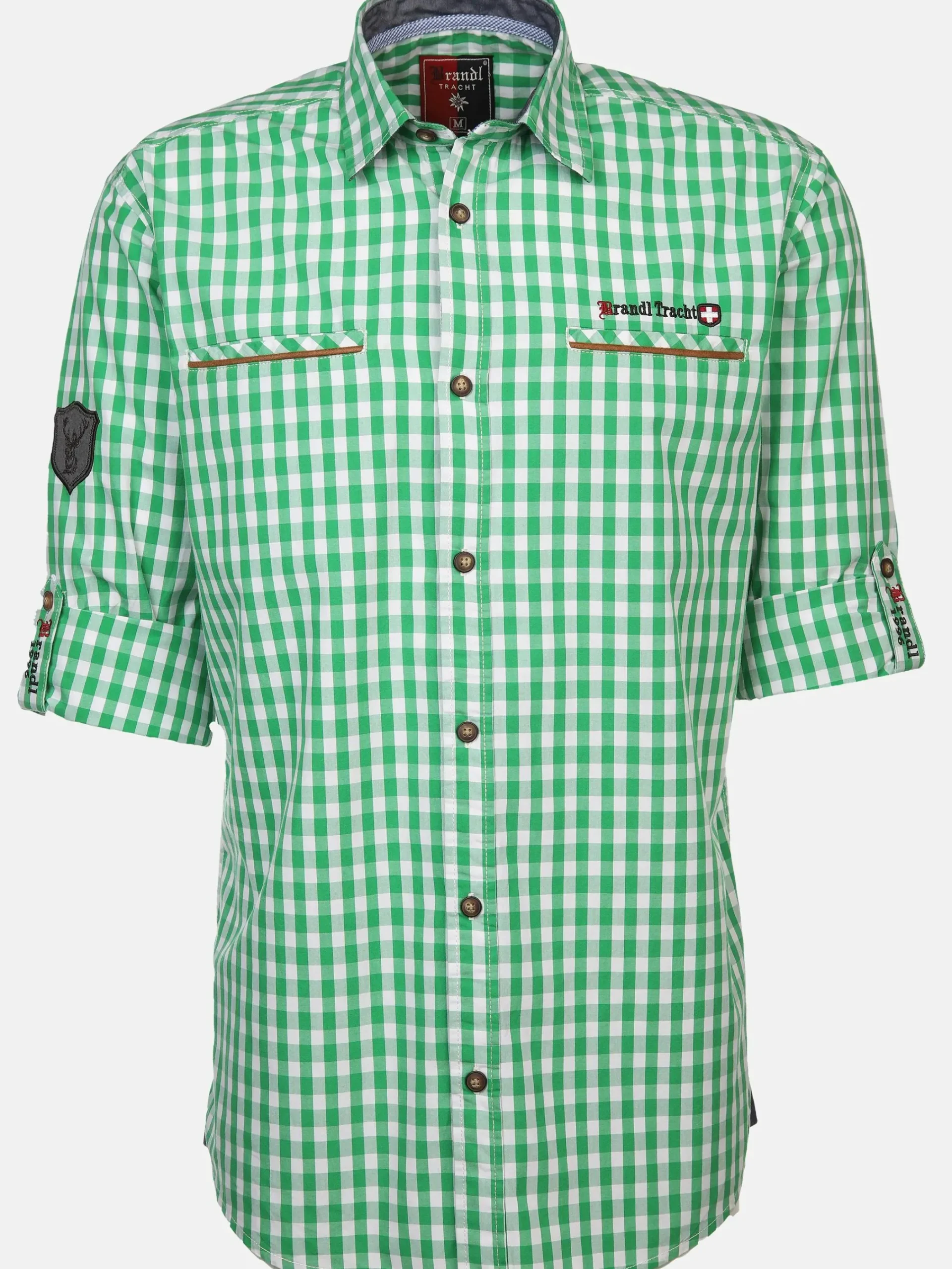 Herren Brandl Tracht Herren Trachtenhemd im Karostyle