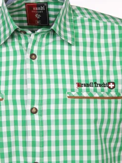 Herren Brandl Tracht Herren Trachtenhemd im Karostyle