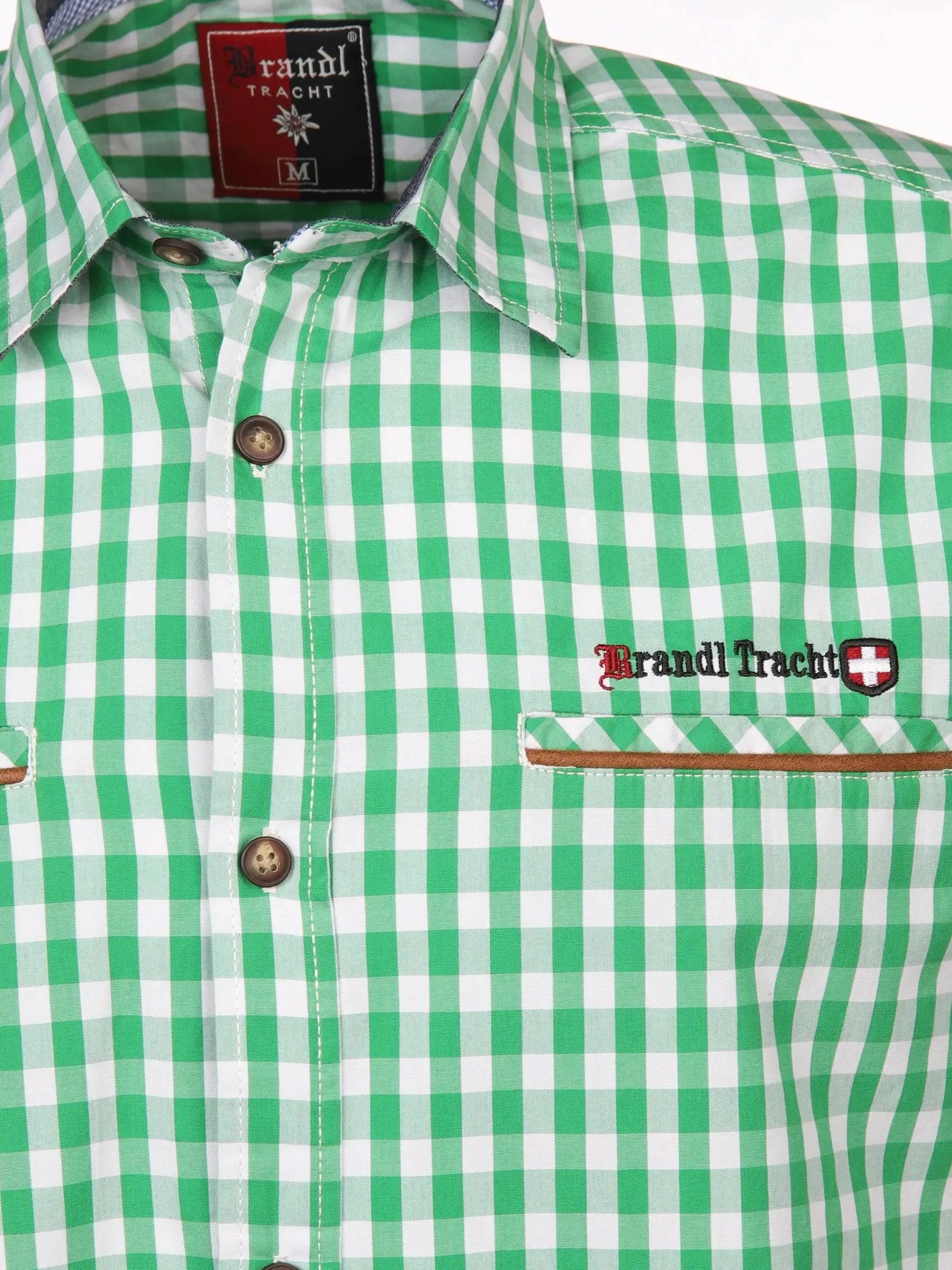 Herren Brandl Tracht Herren Trachtenhemd im Karostyle