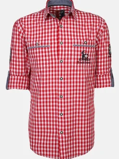 Herren Brandl Tracht Herren Trachtenhemd im Karo-Look