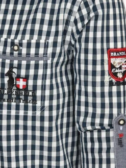 Herren Brandl Tracht Herren Trachtenhemd im Karo-Look