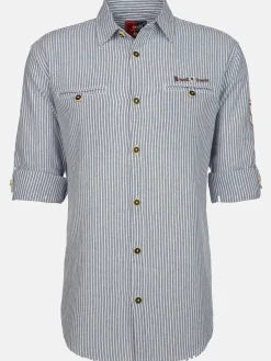 Herren Brandl Tracht Herren Trachtenhemd mit Stickerei