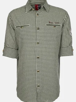 Herren Brandl Tracht Herren Trachtenhemd mit Stickerei