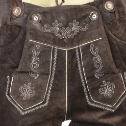 Herren Brandl Tracht Herren Trachtenhose 3/4 lang in Echtleder