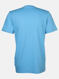 Herren Tom Tailor Herren T-Shirt im durchschimmernden Streifenlook