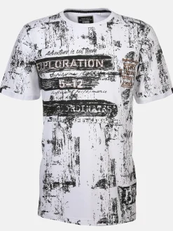 Herren Southern Territory Herren T-Shirt mit Alloverprint und Stickerei