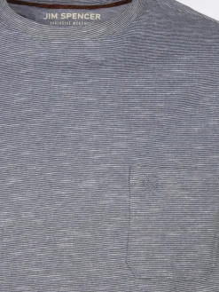 Herren Jim Spencer Herren T-Shirt mit Brusttasche