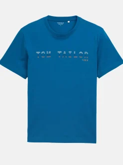 Herren Tom Tailor Herren T-Shirt mit Frontlogoprint