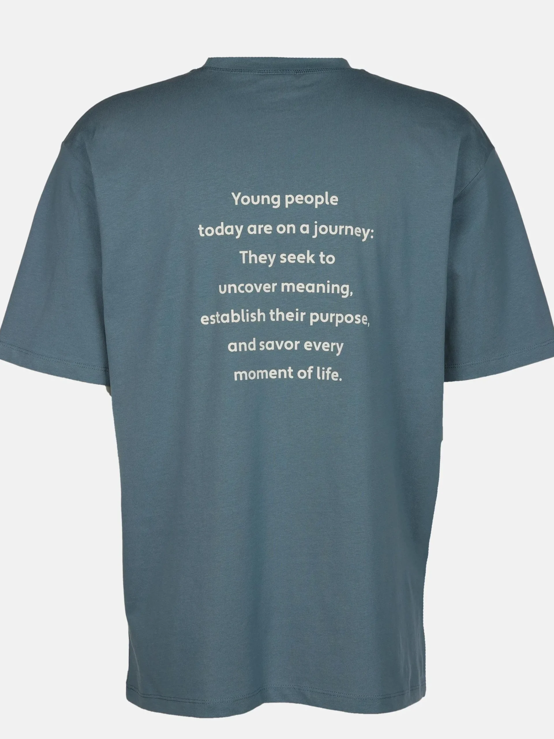 Herren IX-O Herren T-Shirt mit kleinem Schriftprint