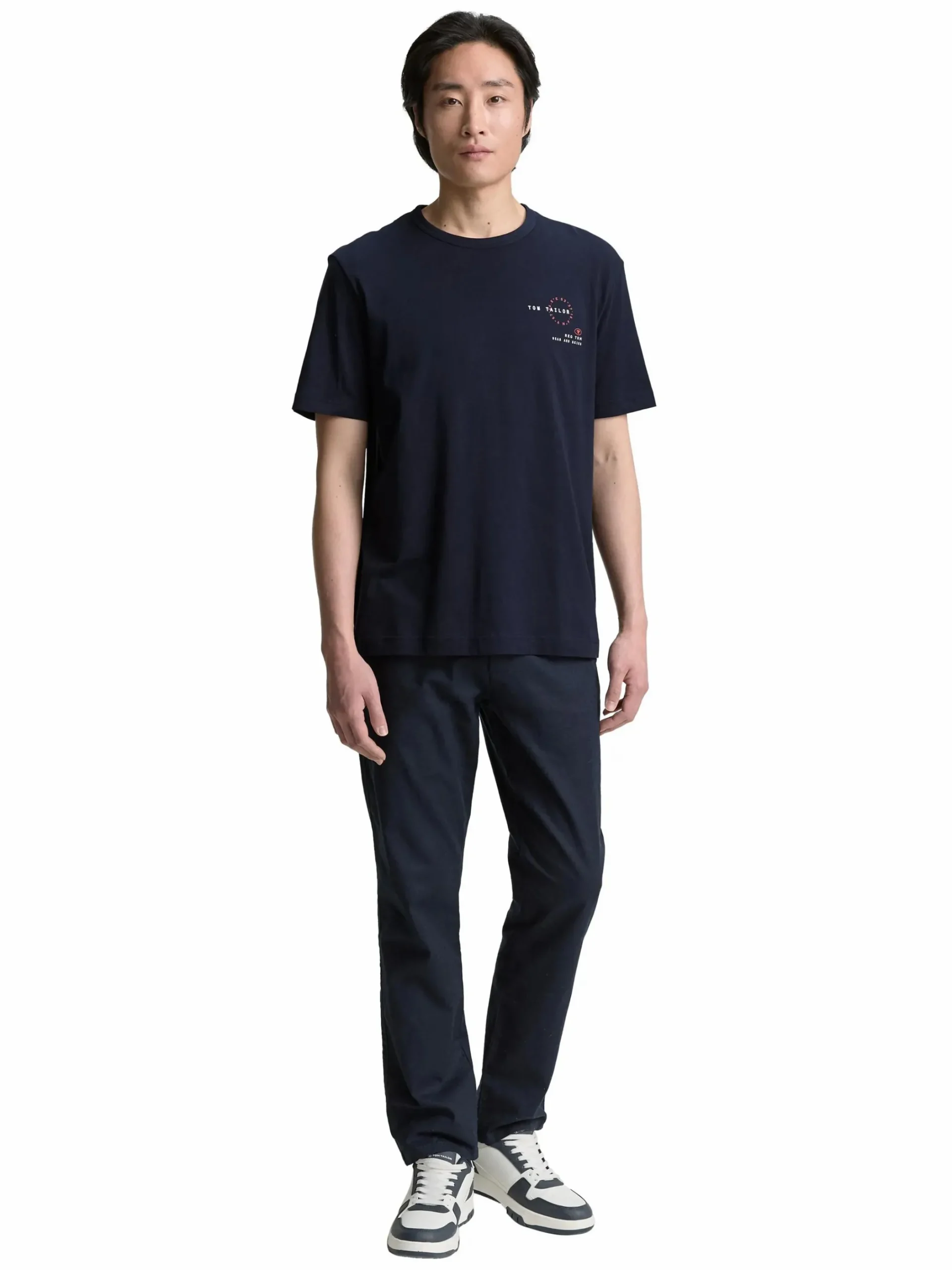 Herren Tom Tailor Herren T-Shirt mit Logoprint