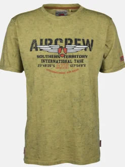 Herren Southern Territory Herren T-Shirt mit Print in Used Optik