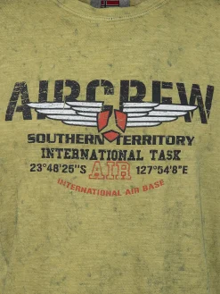 Herren Southern Territory Herren T-Shirt mit Print in Used Optik