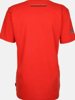 Herren Worker Herren T-Shirt mit Racing Print