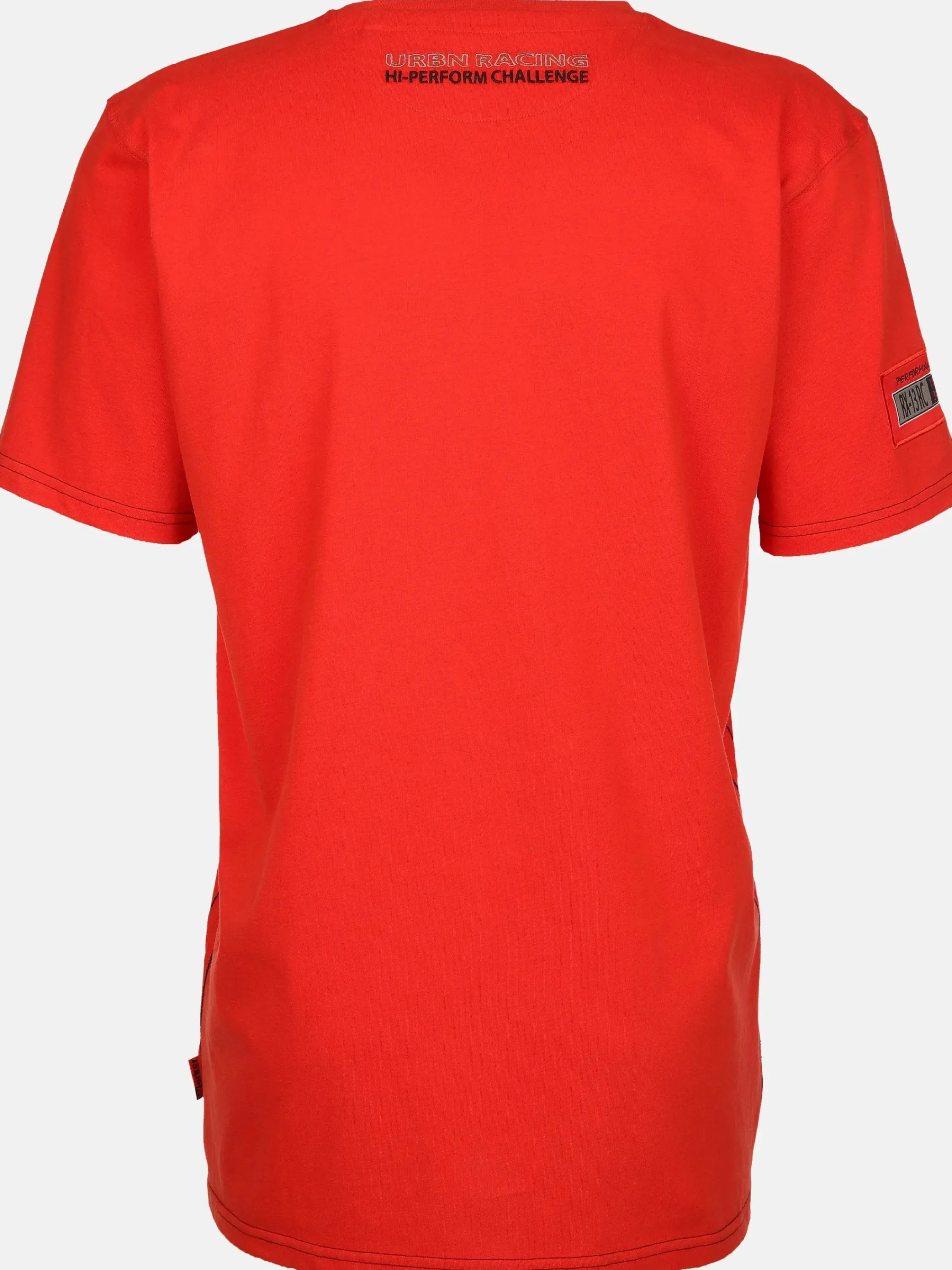 Herren Worker Herren T-Shirt mit Racing Print