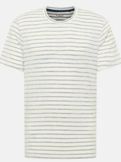 Herren Mustang Herren T-Shirt mit Streifen