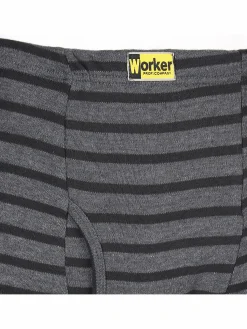 Herren Worker Herren Unterhose im Ringellook