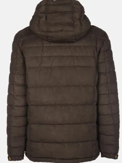 Herren Jim Spencer Herren Velour Steppjacke mit Kapuze