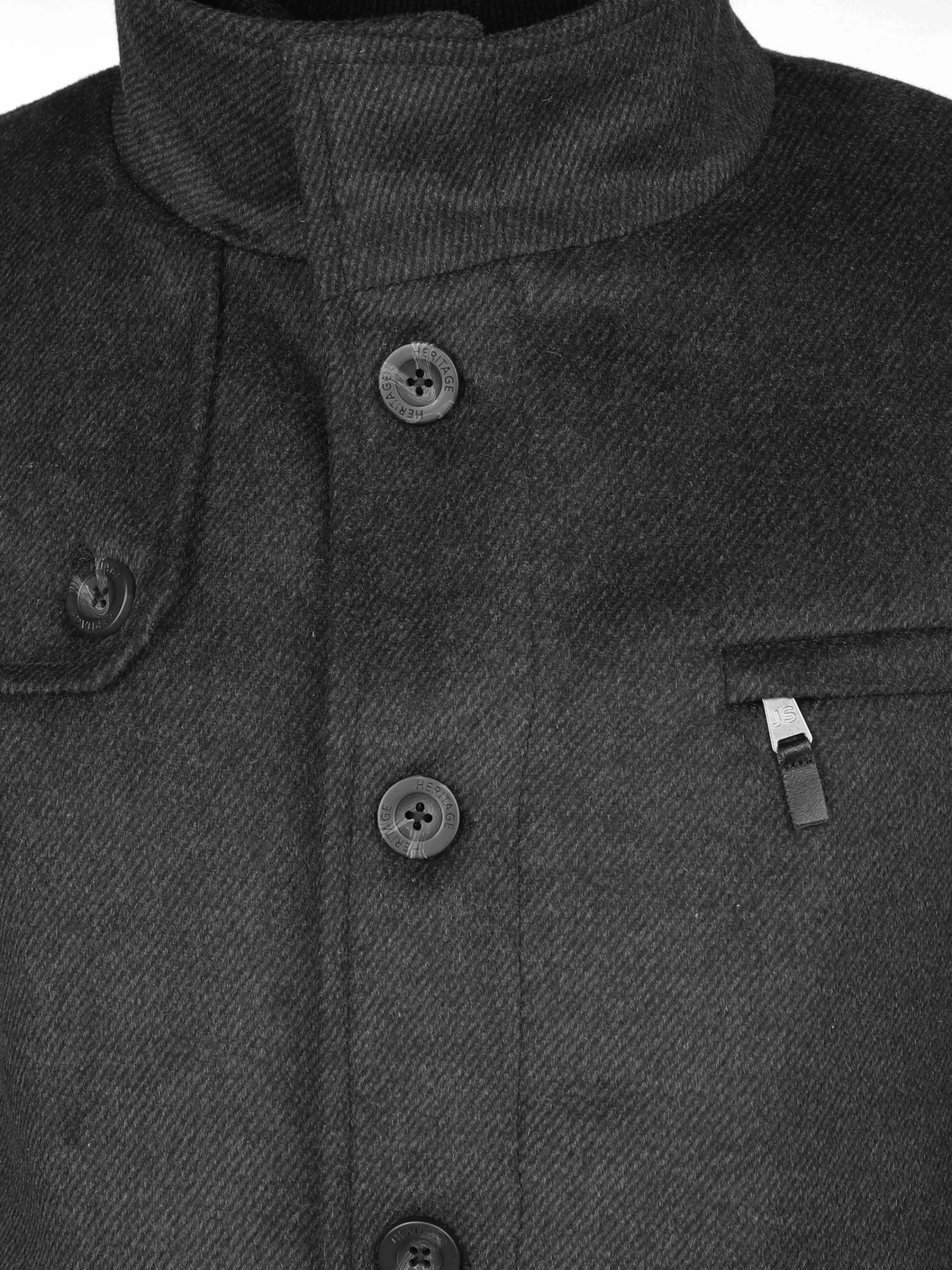 Herren Jim Spencer Herren Wollmantel im 2in1 Look