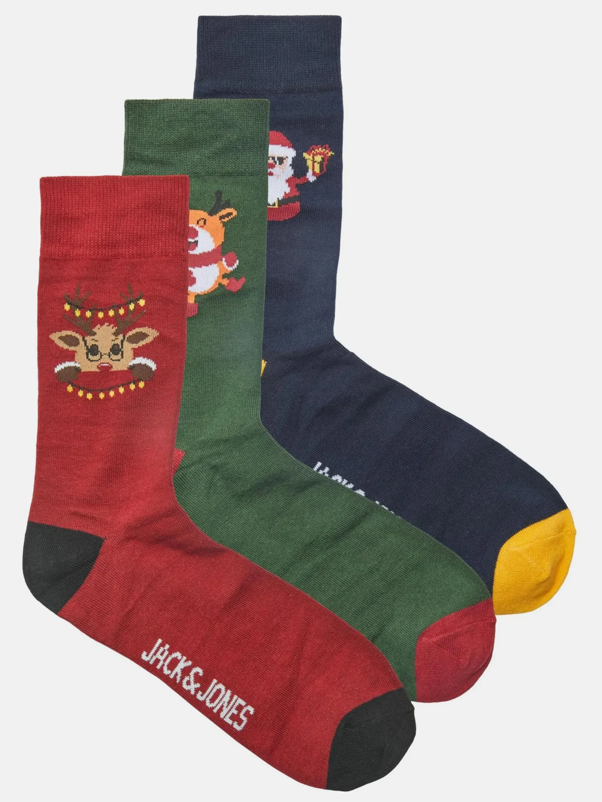 Herren Jack Jones Jack & Jones JACAFRAZ XMAS SOCKS G Socken
