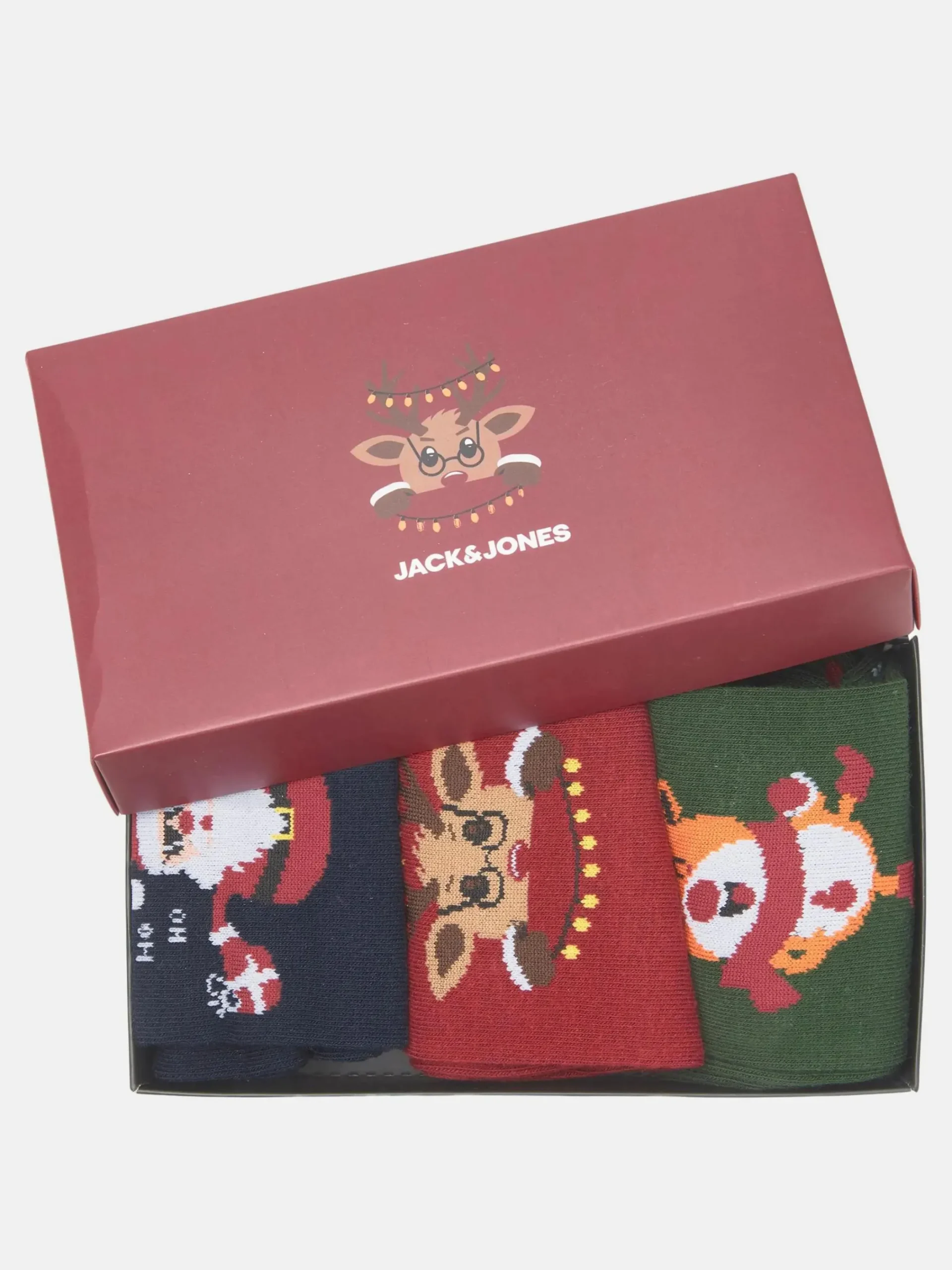 Herren Jack Jones Jack & Jones JACAFRAZ XMAS SOCKS G Socken