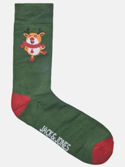 Herren Jack Jones Jack & Jones JACAFRAZ XMAS SOCKS G Socken
