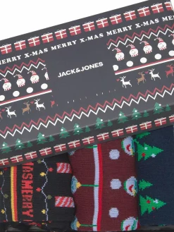 Herren Jack Jones Jack & Jones JACJINGLE SOCKS GIFTB Weihnachtssocken