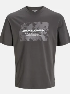 Herren Jack Jones Jack & Jones JCOAERO FRONT PRINT T Shirt