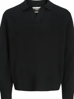 Herren Jack Jones Jack & Jones JCOCOVER KNIT SPLIT N Strickpullover