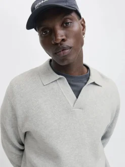 Herren Jack Jones Jack & Jones JCOCOVER KNIT SPLIT N Strickpullover