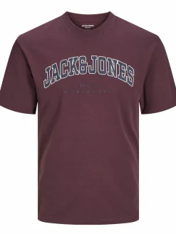 Herren Jack Jones Jack & Jones JJECALEB VARSITY TEE T-Shirt