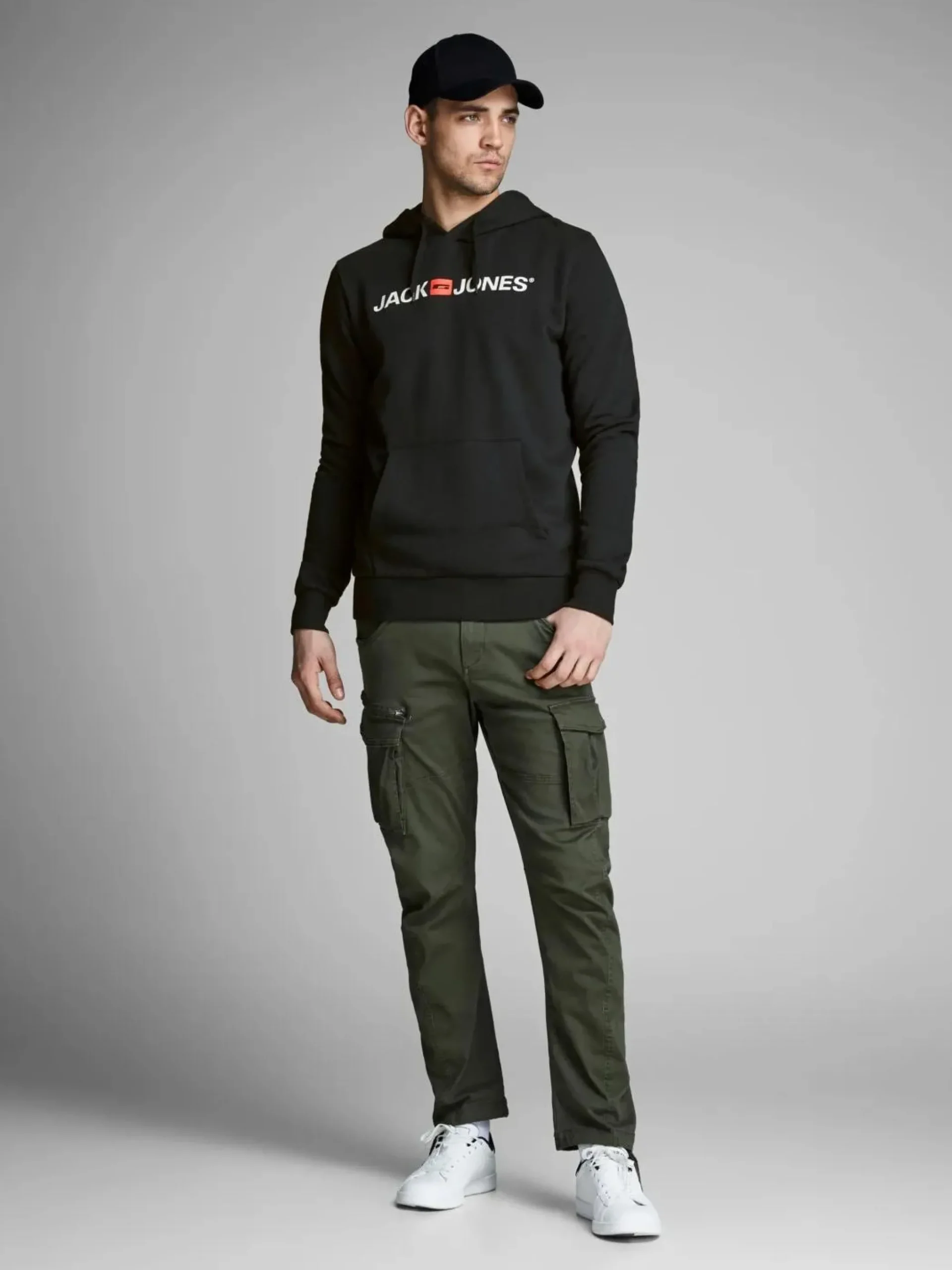 Herren Jack Jones Jack & Jones JJECORP LOGO SWEAT HO Hoodie